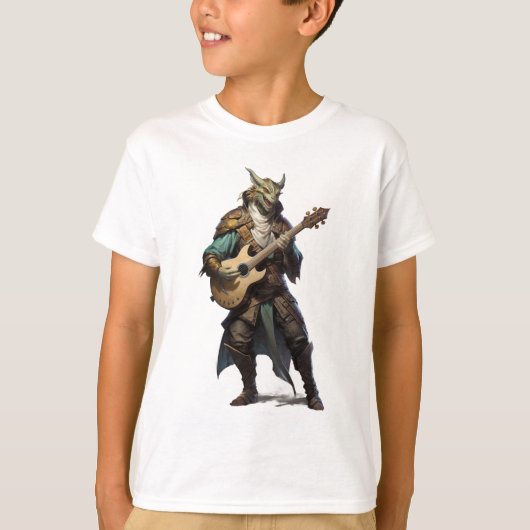 Dragonborn Bard T-Shirt (Vorderseite)
