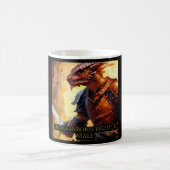 Dragonborn Fighter Male Kaffeetasse (Mittel)