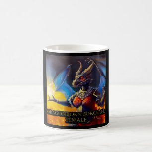 Dragonborn Zauberer Kaffeetasse