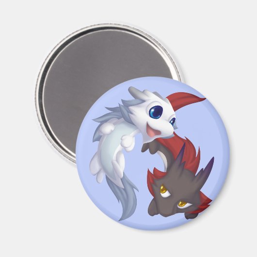 DragonBros Magnet (Vorderseite/Rückseite)