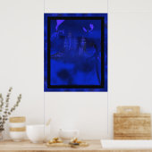 Dragoncats Blue Mist Dragon Fantasy Poster (Küche)