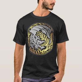 Dragoncircle - Chrome und Gold T-Shirt