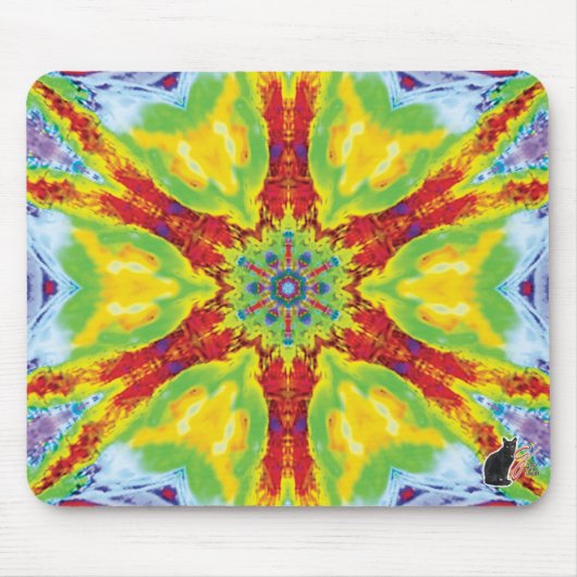 Dragoneye Kaleidoscope Mouse Pad Mousepad (Vorne)