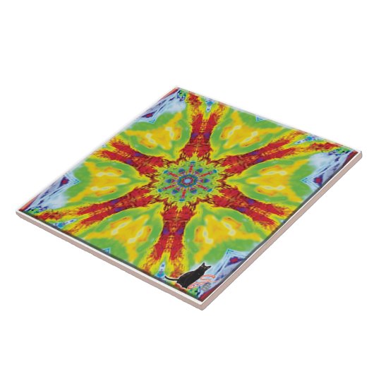 Dragoneye Kaleidoscope Tile Fliese (Seite)