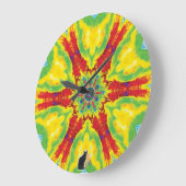 Dragoneye Kaleidoskop Große Wanduhr (Winkel)