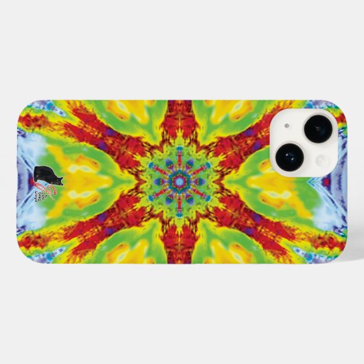 Dragoneye Kaleidoskop iPhone Case (Rückseite (Horizontal))