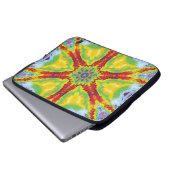 Dragoneye Kaleidoskop Laptopschutzhülle (Vorne Knopf)