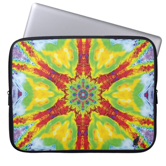 Dragoneye Kaleidoskop Laptopschutzhülle (Vorderseite)