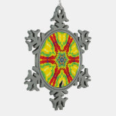 Dragoneye Kaleidoskop Snowflake Ornament (Links)