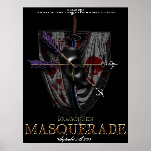 DragonFen Masquerade Poster (Vorne)