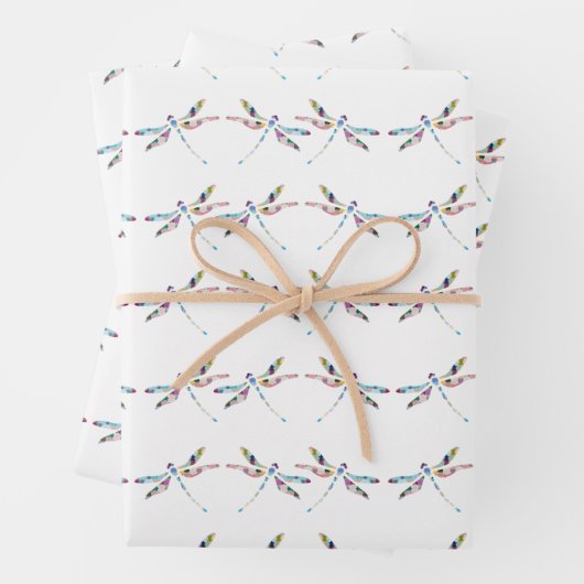 Dragonfets wackeln Papierblätter Geschenkpapier Set (Beispiel)