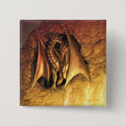 DragonFire Knopf Button (Vorderseite)