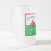 DragonFire Wurzel-Bier-Tasse Mattglas Bierglas (Vorderseite Links)
