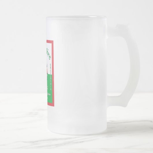 DragonFire Wurzel-Bier-Tasse Mattglas Bierglas (Rechts)