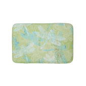 Dragonfis Green Aquamarin Blue Pattern Badematte (Vorderseite)