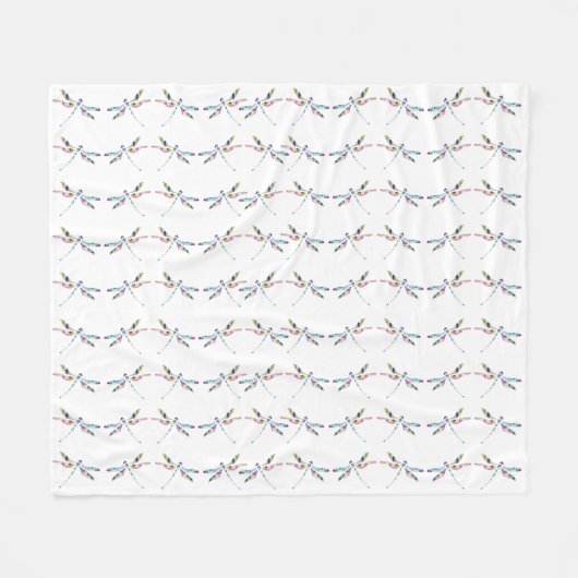 Dragonfis Medium Fleece Blanket (Vorderseite (Horizontal))