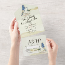 Dragonfis paarnde Herzform Hochzeitsstimmung RSVP