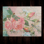 Dragonfis Rose und Gold Handwriting Ephemera Puzzle