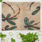 Dragonfis Rustikale Creme Geschirrtuch (Gefaltet)