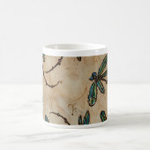 Dragonfis Rustikale Creme Kaffeetasse (Mittel)