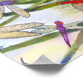 Dragonfis Summer Poster von Roseann Meserve (Ecke)