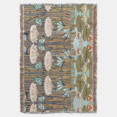 Dragonfis Water Lilies Marsh Art Nouveau Decke (Vorderseite Vertikal)