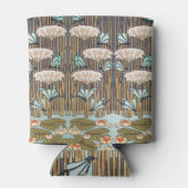 Dragonfis Water Lilies Marsh Art Nouveau Dosenkühler (Rückseite)