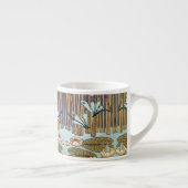 Dragonfis Water Lilies Marsh Art Nouveau Espressotasse (Rechts)