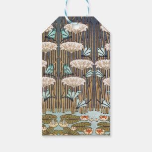 Dragonfis Water Lilies Marsh Art Nouveau Geschenkanhänger