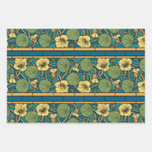 Dragonfis Water Lilies Marsh Art Nouveau Geschenkpapier Set (Vorderseite 2)