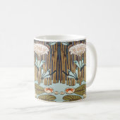 Dragonfis Water Lilies Marsh Art Nouveau Kaffeetasse (VorderseiteRechts)