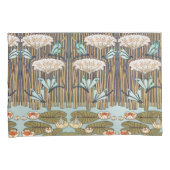 Dragonfis Water Lilies Marsh Art Nouveau Kissenbezug (Vorderseite-Rechts)