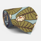 Dragonfis Water Lilies Marsh Art Nouveau Krawatte (Gerollt)