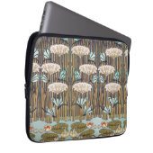 Dragonfis Water Lilies Marsh Art Nouveau Laptopschutzhülle (Vorne Rechts)