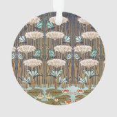 Dragonfis Water Lilies Marsh Art Nouveau Ornament (Rückseite)