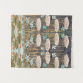 Dragonfis Water Lilies Marsh Art Nouveau Wandteppich (Vorderseite (Horizontal))