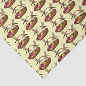 Dragonfische auf dem Korbmuster der Blume Seidenpapier (Ausschnitt)