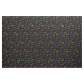 Dragonfische farbenfrohe Drachenfliege Rainbow Bla Stoff (Fat Quarter (45,7 x 55,9 cm))