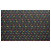 Dragonfische farbenfrohe Drachenfliege Rainbow Bla Stoff (Fat Quarter (45,7 x 55,9 cm))
