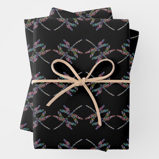 Dragonfisches Wrapping Paper Flat Sheet Set 3 Geschenkpapier Set (Beispiel)