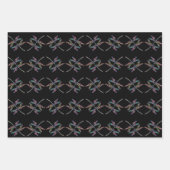 Dragonfisches Wrapping Paper Flat Sheet Set 3 Geschenkpapier Set (Vorderseite)