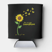 Dragonflies and Sunflower You Are My Sunshine (1) Dosenkühler (Vorderseite)