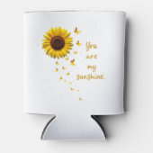 Dragonflies and Sunflower You Are My Sunshine Dosenkühler (Vorderseite)