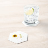 Dragonflies and Sunflower You Are My Sunshine Untersetzer (Vor Ort)