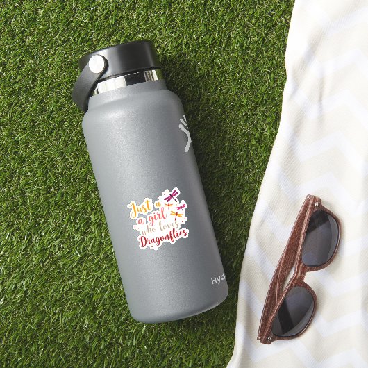 Dragonflies Animals Women Gift Idea Dragonfly (1) Aufkleber (HydroFlask Insitu)