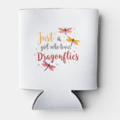 Dragonflies Animals Women Gift Idea Dragonfly (3) Dosenkühler (Vorderseite)