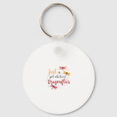 Dragonflies Animals Women Gift Idea Dragonfly (3) Schlüsselanhänger (Vorderseite)