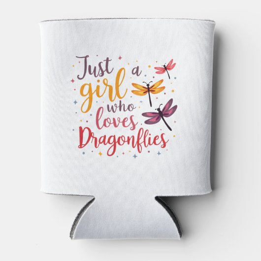 Dragonflies Animals Women Gift Idea Dragonfly (4) Dosenkühler (Vorderseite)