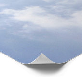 Dragonflies Blue Sky Nature Kids Room Wall Poster (Ecke)