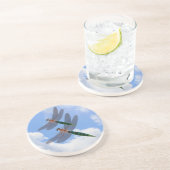 Dragonflies Blue Sky Nature Untersetzer (Seite)